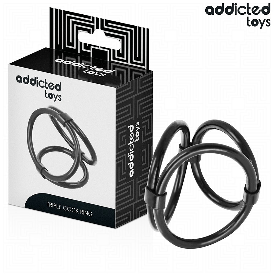 ADDICTED TOYS - ANNEAU PÃNIS TRIPLE